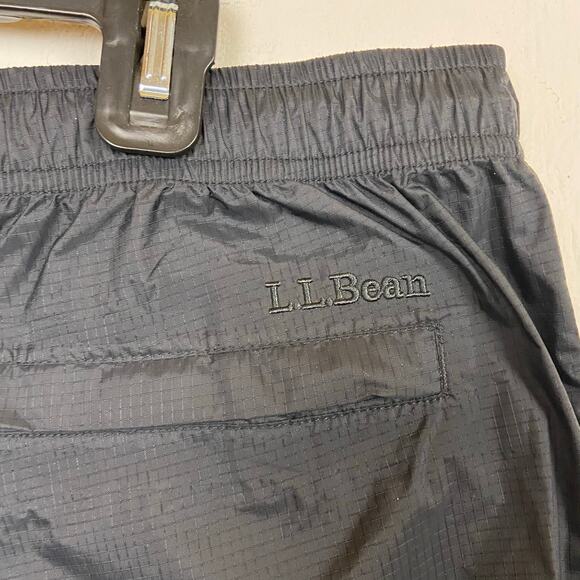 L.L. Bean Pants Mens Large Nylon Ripstop Waterproof Rain Outdoor Hiking Wind - Picture 6 of 11